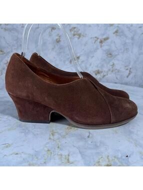 L'Amour Des Pieds Women's Size 7M Shoes Brown Suede Comfort Fashion Career Heels